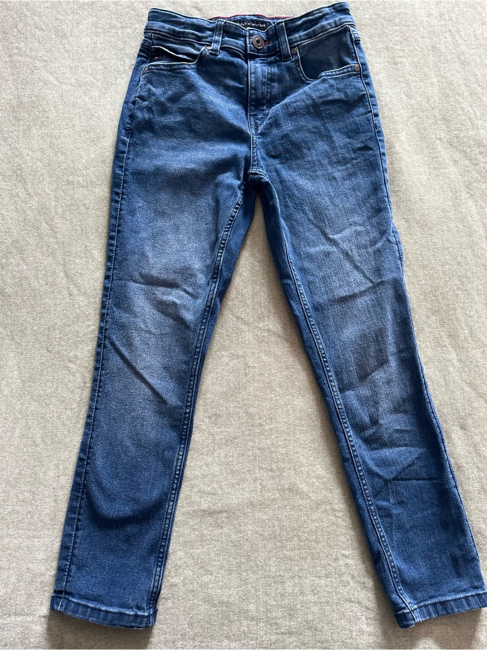 Tommy Hilfiger Boys Stretch Straight Jeans | Size 10